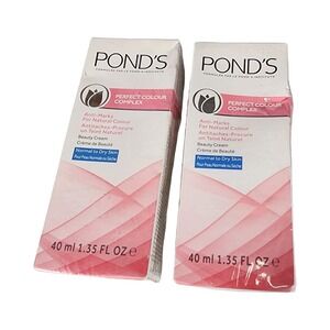 Ponds Perfect Colour Complex Beauty Cream for Normal to Dry Skin 2 Pack